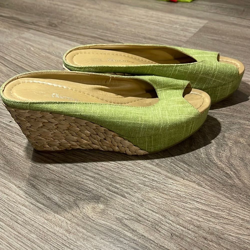 Laundry Wedge Green 7.5